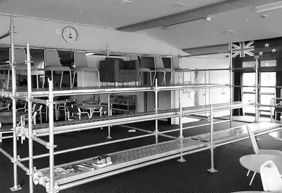 Scaffolding for events.