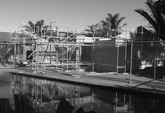 Edge protection for residential project.